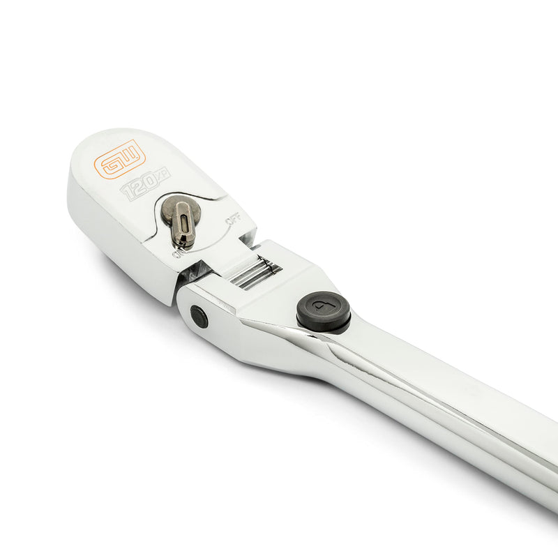 3/8" Drive GEARWRENCH 120XP Locking Flex Head Ratchet with Cushion Grip - 81321