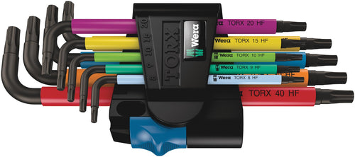 Wera Torx L-Key Set 05024179001 967 Sl/9 with Holding Function,MULTI