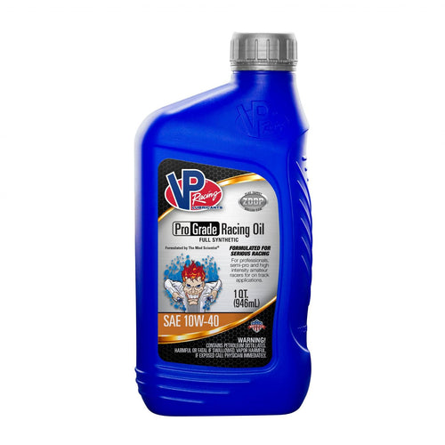 2745 VP Racing Pro Grade Synthetic Racing Oil 10W-40 - (1 Quart)