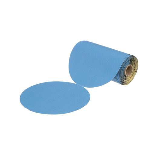 3M Blue Stikit Abrasive Disc Roll, 36211, No Hole, 6 in, 400+ Grade, Pack of 100, Automotive Sanding Discs for Coating Removal, Body Repair, Auto Sanding, Primer Sanding