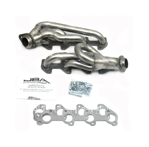 1-1/2" Shorty JBA Stainless Steel Exhaust Header for Dodge 4.7L Dakota/Durango 00-03