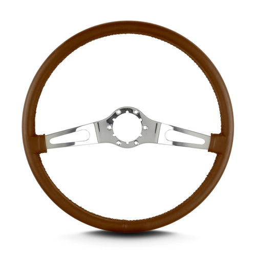 Teardrop Lecarra 66205 15" Polished Thin Grip Caramel 2 Spoke