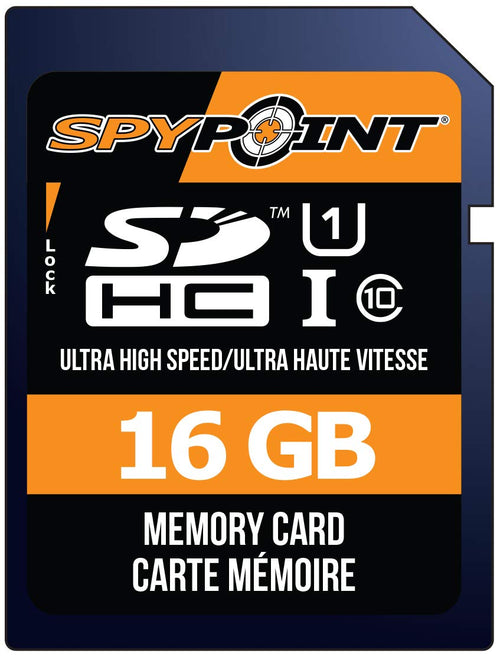 Hunting Game & Trail Cameras Accessories SpyPoint SD-16GB
