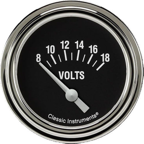 2 5/8" Volt Gauge HR230SLF Hot Rod