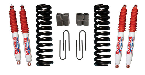 Suspension Lift Kit Skyjacker 176BK-H w/Shock 6 in. Lift Incl. Front Coil Springs Rear U Bolt Kit Rear Blocks