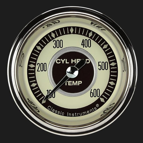 Nostalgia Classic Instruments 2-1/8" Cylinder Head Temperature Gauge NT197SHC