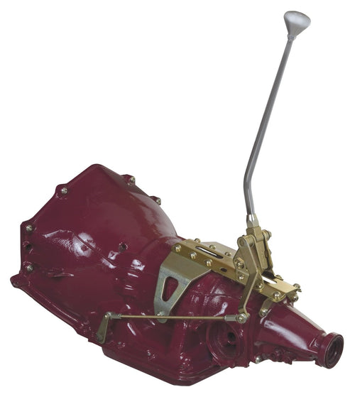 8" Auto Trans Mount Lokar ATS6AODELP with Lever and Polished Knob