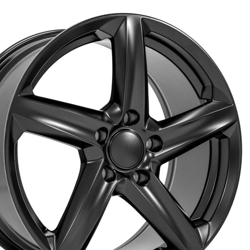 CV02C-18085-5475-56B1 OE Wheels: 18" Replica Wheel Cv02C Fits Chevrolet C7 Corvette 18X8.5 Satin Black Wheel