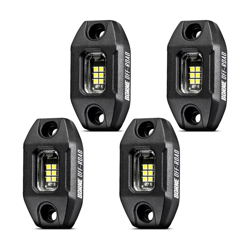 Borne Off-Road Mishimoto Rock Light (4), Short Harness