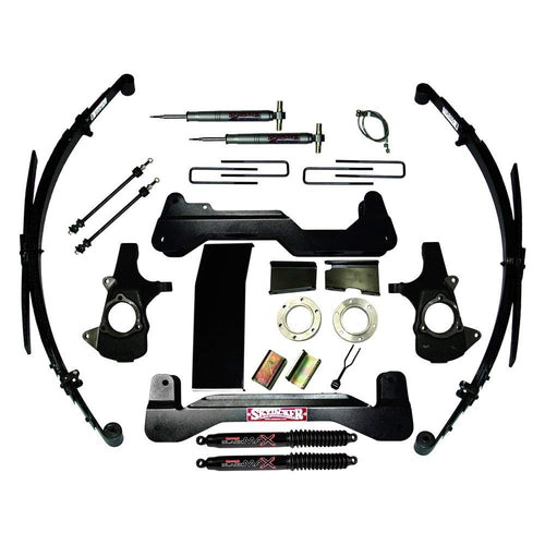 Skyjacker Suspension Lift Kit C7661PKS-B w/Shock Black MAX Shocks 6 in. Lift Incl. Adjustable Front Struts Rear Springs