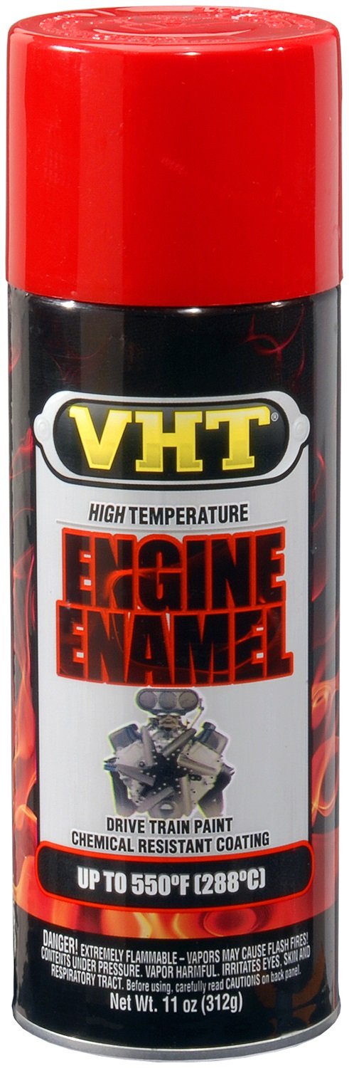 VHT 550° Engine Enamel High Heat Spray Paint – Bright Red Universal – 11 oz. Aerosol Can
