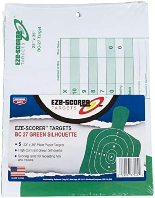 Eze-Scorer Birchwood Casey BC27 23x35 Grn 5pk 555082857