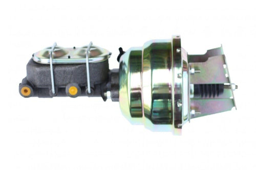 8 Inch LEED BRAKES Dual Power Booster With 1-1/8 Inch Bore Master And Bracket Kit (Zinc)