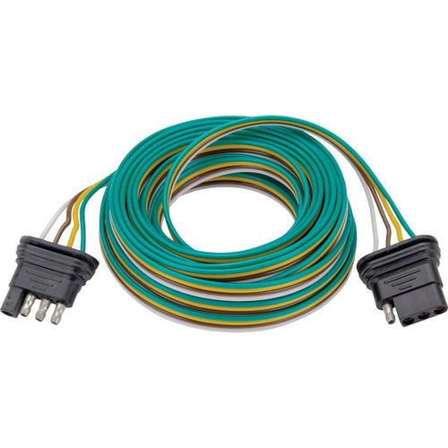24 ft. TOWSMART Trailer End 4-Way Flat Trailer Light Wiring Connector