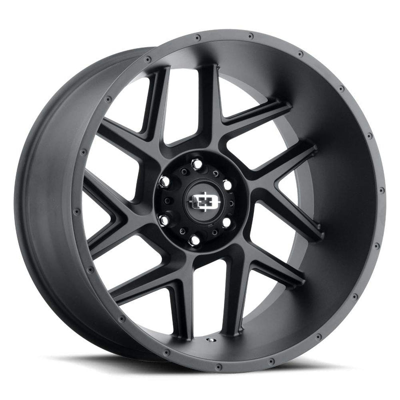 20x12 Vision 360 Sliver 6x135 -51mm Black/Machined Wheel Rim 20" Inch