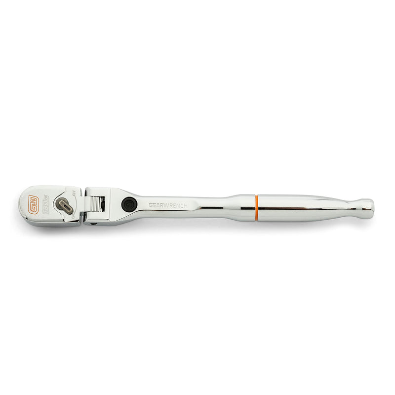 120XP GEARWRENCH 1/4" Drive Locking Flex Head Ratchet with Full Polish Grip - 81054