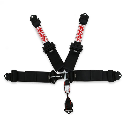 132LD5WB Simpson Racing Latch & Link Harness 3" Double Pull down 3-2 Shoulder SFI 16.1