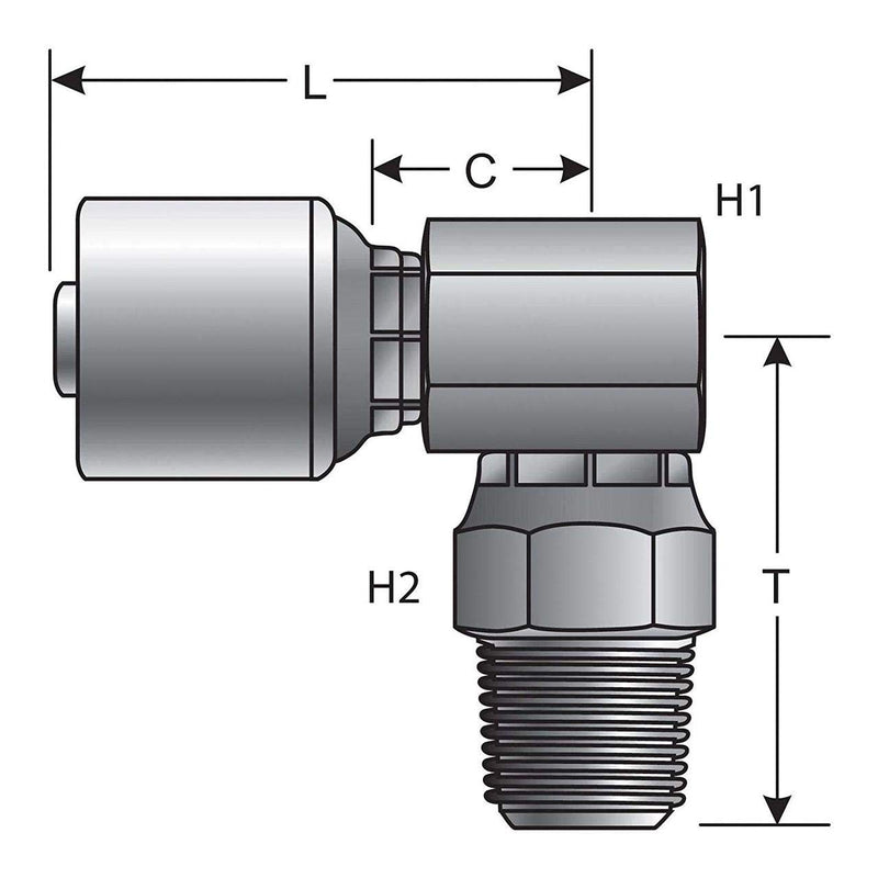 G25106-0604 Gates Hydraulic Coupling