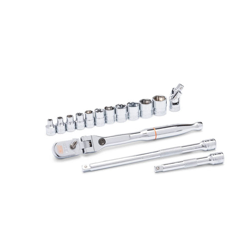 15 Piece GEARWRENCH 1/4" Drive 120XP Stubby Socket MTS MM - 81390