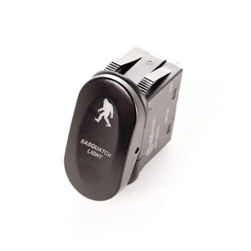Rugged Ridge Rocker Switch | Black and Amber Thermoplastic Olefin (TPO) | 17235.08 | Fits zNONE