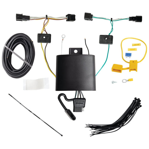 TEKONSHA T- One 118870 Tow Harness Wiring Package, 4-Way Flat Compatible with 2022 Hyundai Ioniq 5, Black