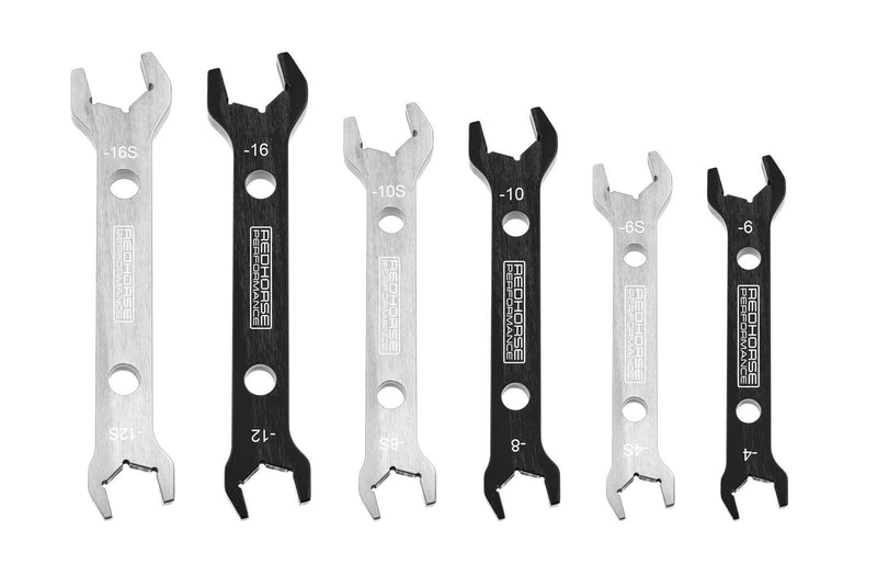 Double-ended aluminum AN wrench Redhorse Performance AN Socket (Red/Black), 1 Pack