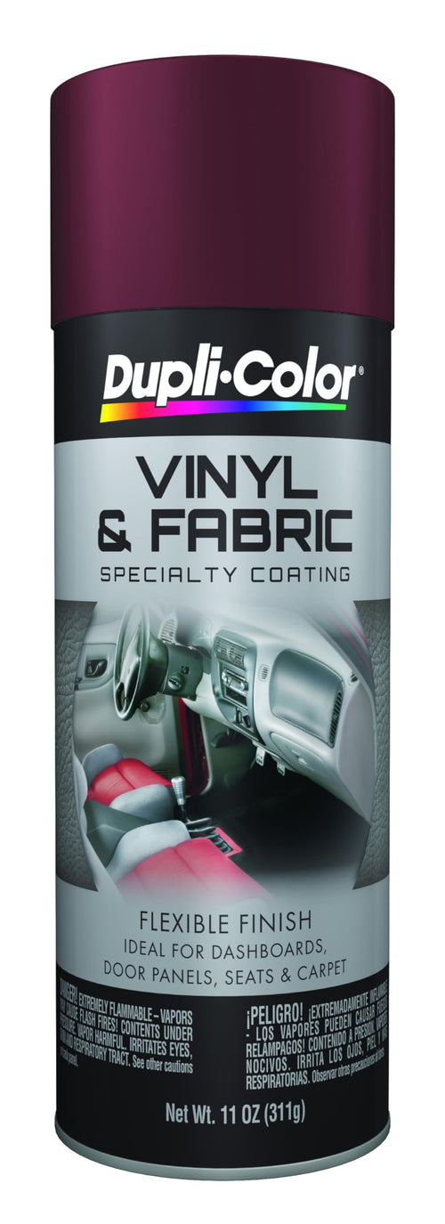Burgundy Dupli-Color HVP110 Vinyl and Fabric Coating Spray Paint - 11 oz Aerosol Can