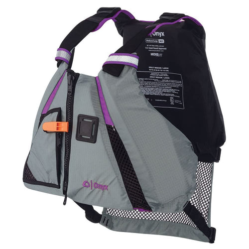Onyx Dynamic MoveVent Paddle Sports Life Vest, Purple, M/L