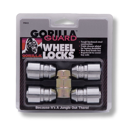 Gorilla 61681 Automotive Acorn Gorilla Guard Locks (1/2" Thread Size) - Pack of 4