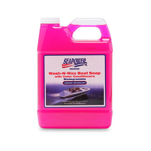 Marine Wash-N-Wax Seapower Boat Soap - Biodegradeable - 32 oz.