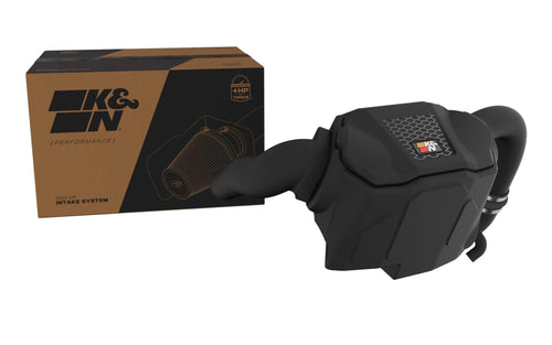 K&N Cold Air Intake System: High-Flow Air Filter, Towing & Increase Performance: Compatible with 2020-2025 Ford/Lincoln: Explorer, Aviator, 63-2622