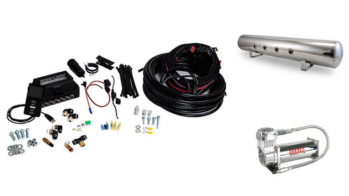 AIRLIFT Performance 27783 3P (1/4" Air Line, 5 Gallon Lightweight Polished Aluminum
