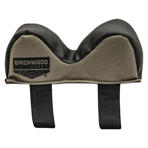 5"x2"x2" Birchwood Casey Universal Filled Synthetic and Leather Shooting Front Rest Bag with Hook and Loop Straps, Medium