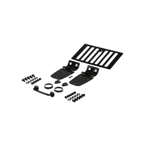 Hood Kit, Black | Rugged Ridge | 11201.02 | Fits 1997-2006 Jeep Wrangler TJ