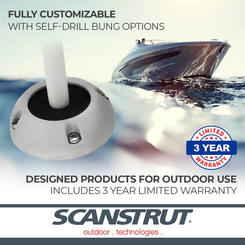 Scanstrut Large DS40-P Cable Seal - Plastic, White