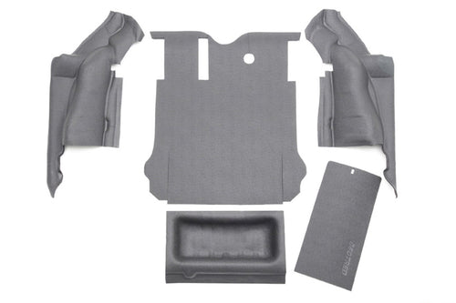 Jeep Bedtred - Bedrug | 2003 - 2006 Jeep Wrangler LJ Unlimited (04 - 06 UNLTD, 05 - 06 UNLTD Rubicon), Cargo Liner w/ Tailgate & Tub Liner | Grey - 4 pc. | BTLJ04R