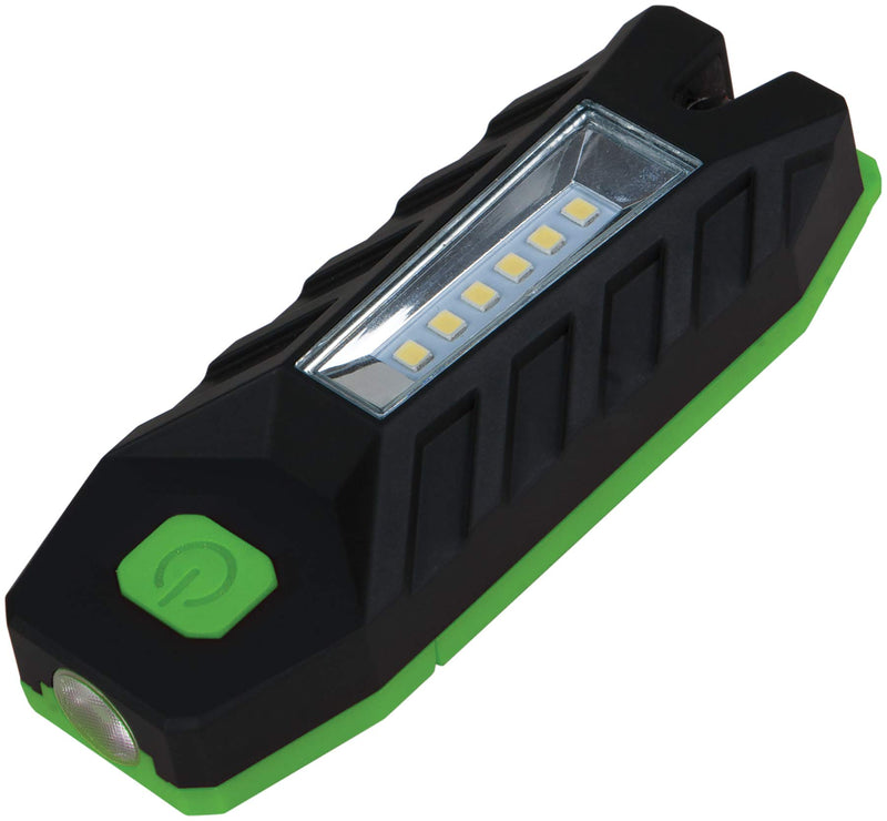 W2322 Performance Tool 2-in-1 Area Light and Spotlight with Magnetic Clip, 360 Degree Swivel Joint, Rubberized Grip, and 192/89 Lumens Output