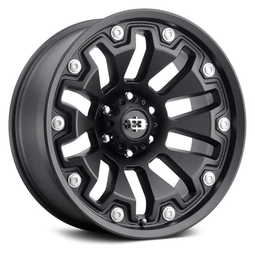 18x9 Vision 362 Armor Satin Black Wheel Rim 5x5.5" +12mm Inch 18
