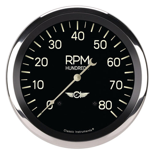 Classic Instruments Classic Series 4 5/8" Tach 8000 RPM