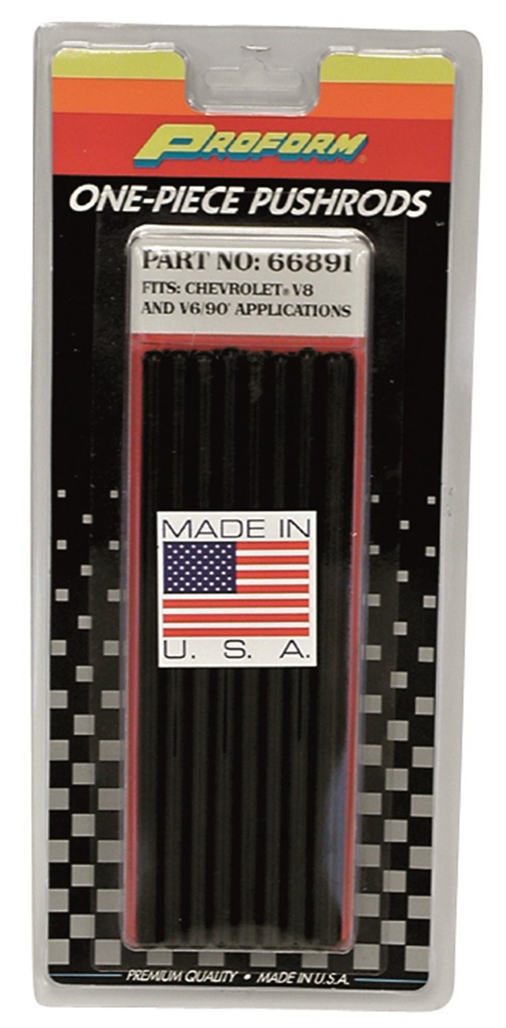 1-Piece Proform 66891C Pushrod Set