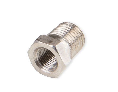 Earl's Female 1/8" NPT to Male 1/4" NPT Pipe Bushing Reducer - Stainless Steel SS991201ERL