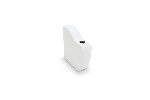 Right Arm Rest 8.5" x 31" - White Pontoon