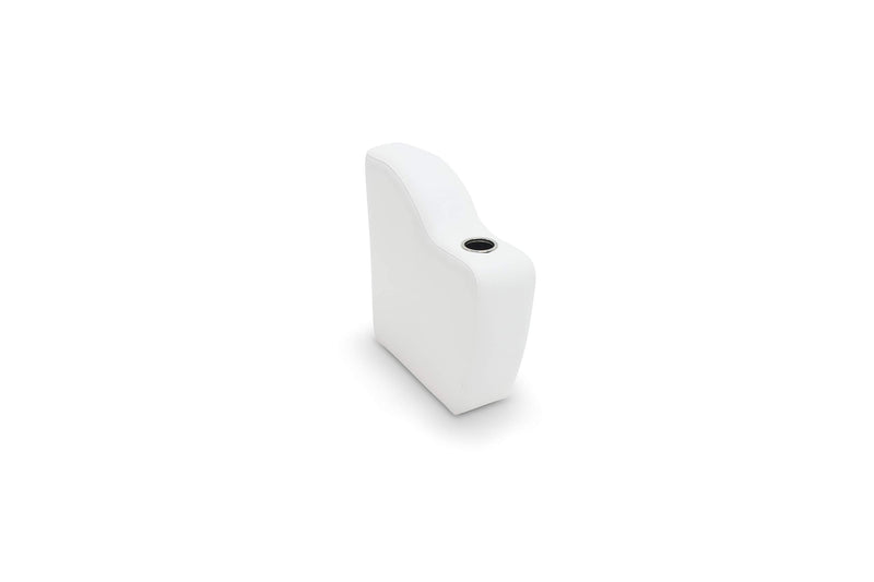 Right Arm Rest 8.5" x 31" - White Pontoon