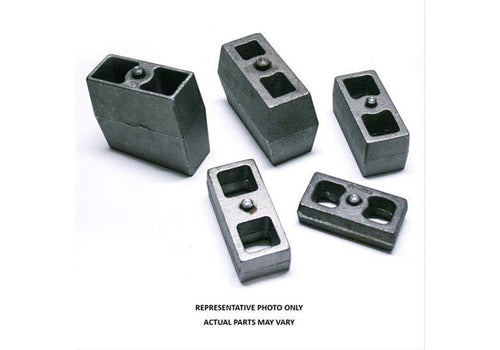 SUPERLIFT SUSPENSION RealTruck 2" Rear Lift Blocks | 2-Piece Set | 023-2 | Universal Application with Flat OE Blocks