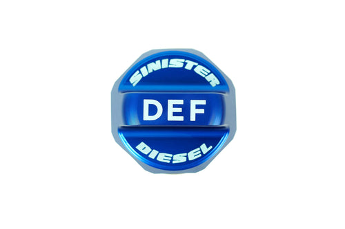 Diesel Exhaust Fluid (DEF) Cap Sinister Diesel for 2011-2020 Ford Powerstroke 6.7L (Gray) (Blemish)