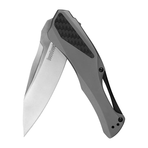 Kershaw Spear Point Collateral Pocket Knife, 3.4-in. Blade, SpeedSafe Assisted Opening, Frame Lock (5500)