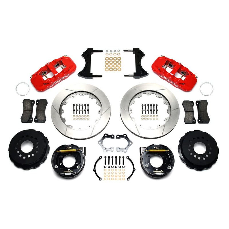 Red AERO4 Rear P-Brake Kit,14.00"