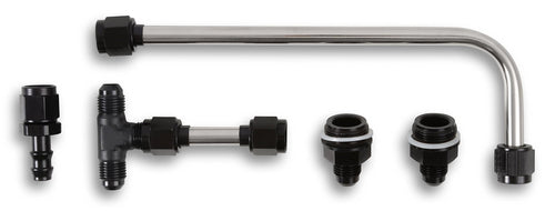 34-600SL-BLKQFT Quick Fuel Dual Feed Fuel Line #6AN (Slayer Series-Black)