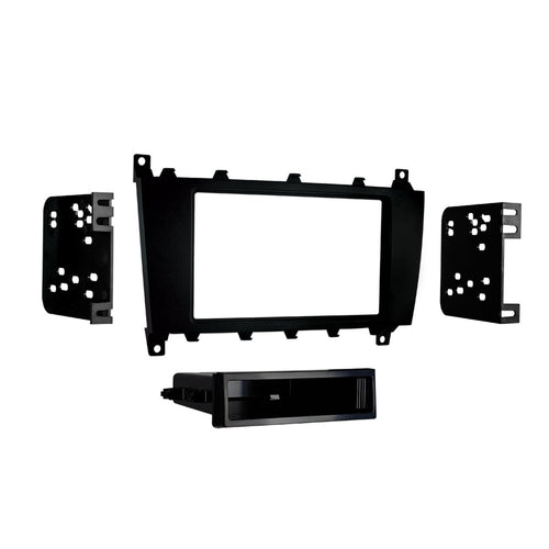Metra Double or Single Din 99-8721B Installation Kit with Pocket for Mercedes-Benz Vehicles (Black)