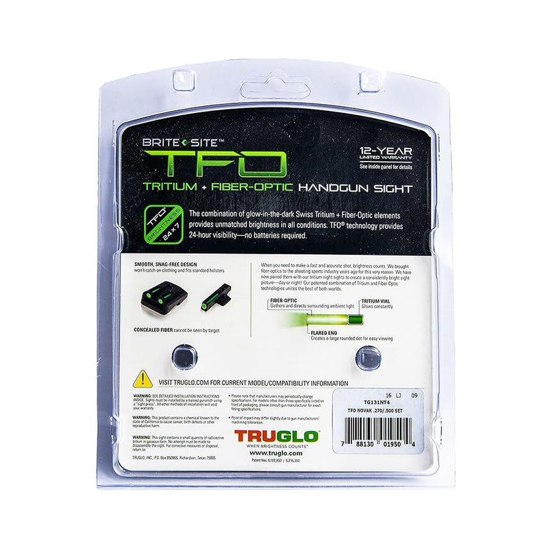 TFO TRUGLO 1911 .270/.500 Set (TG131NT4)